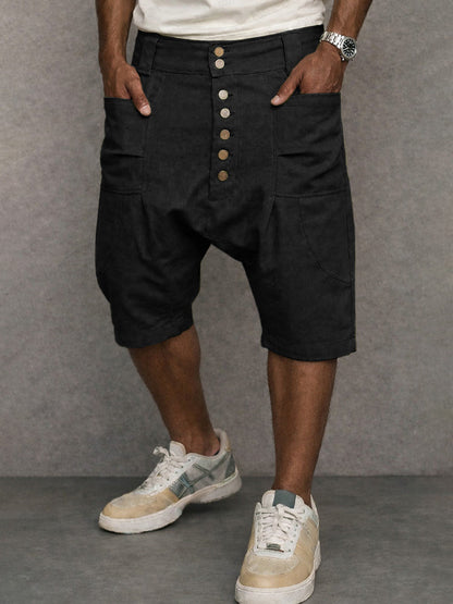Mell - Casual Drop Crotch Shorts | By Julian & Claire Toronto