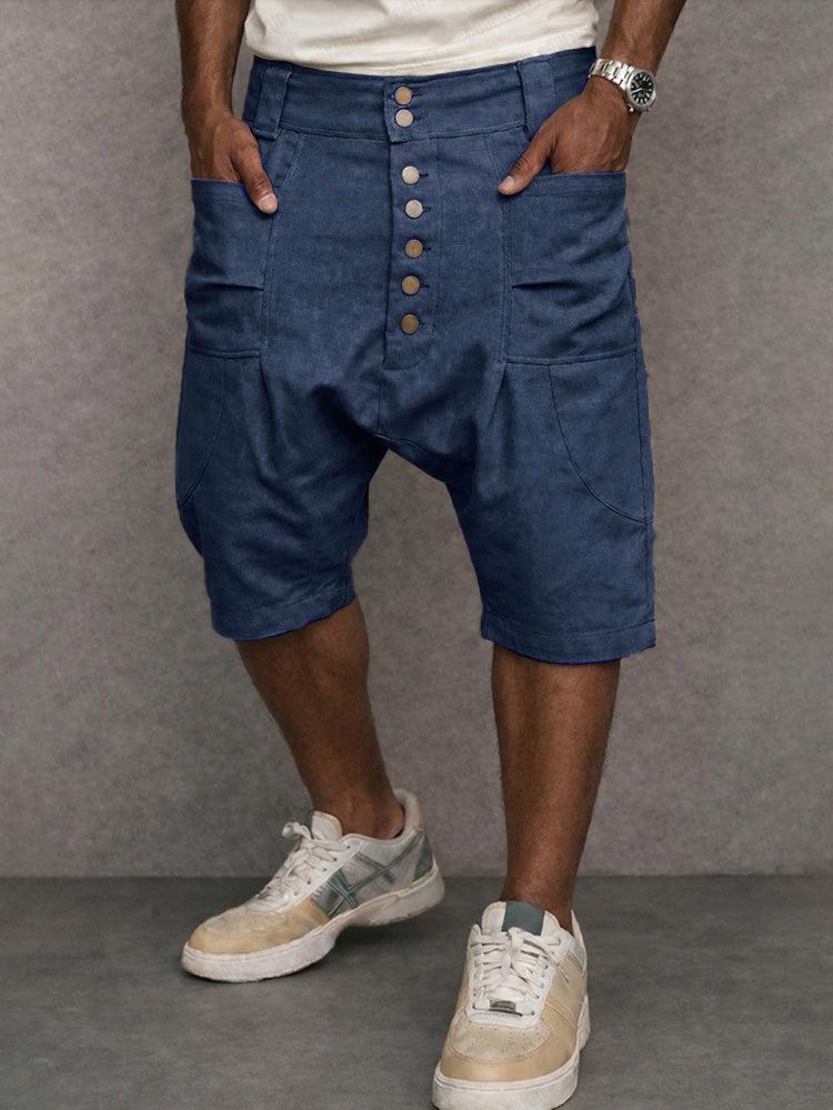 Mell - Casual Drop Crotch Shorts | By Julian & Claire Toronto
