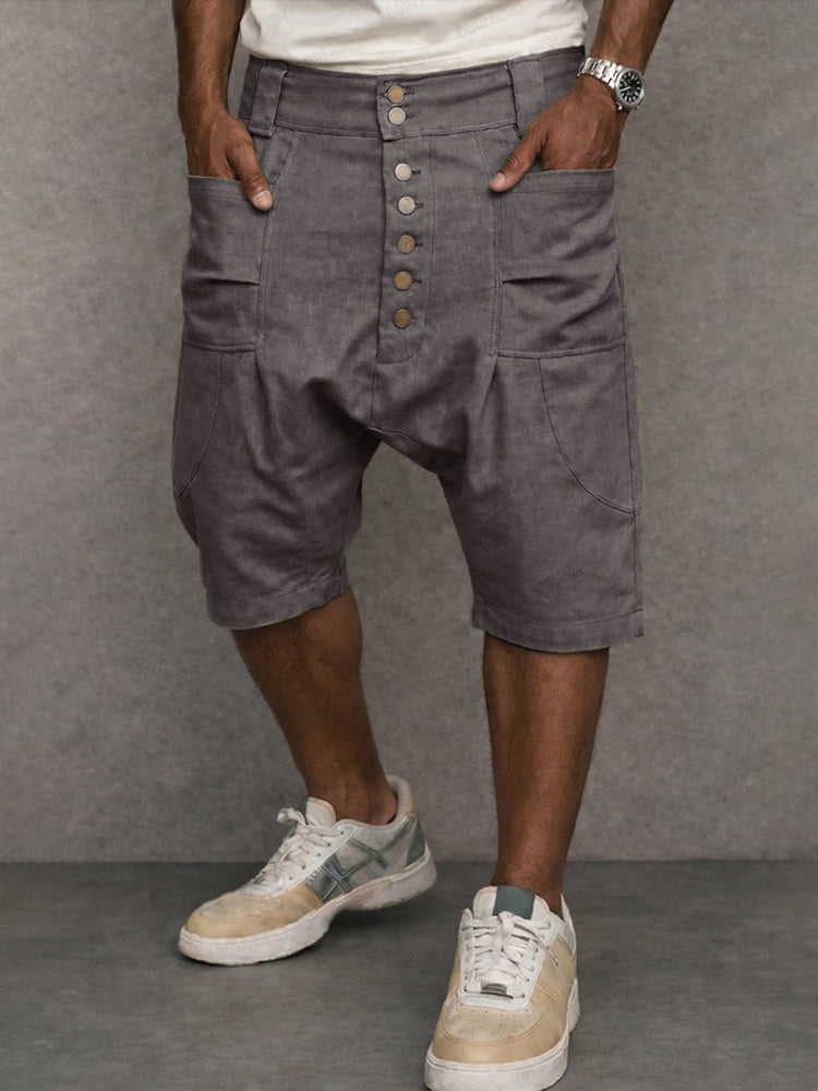 Mell - Casual Drop Crotch Shorts | By Julian & Claire Toronto
