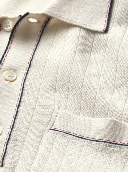 Jerry - Soft Breathable Knit Polo Shirt | By Julian & Claire Toronto