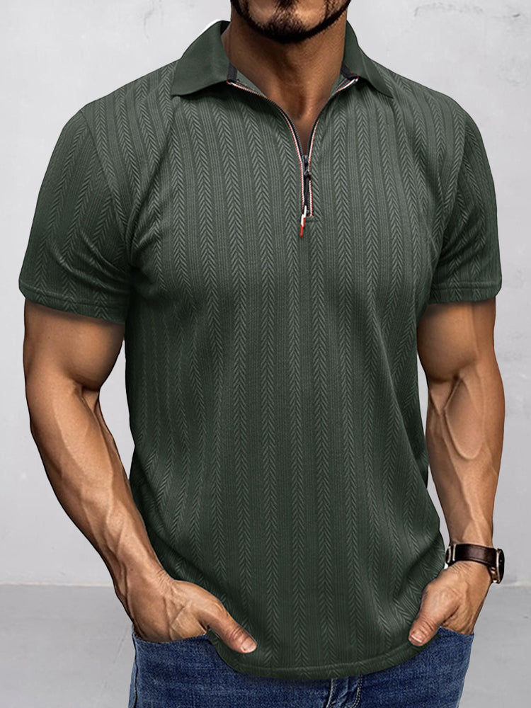 Esteban - Breathable Summer Knit Polo Shirt | By Julian & Claire Toronto