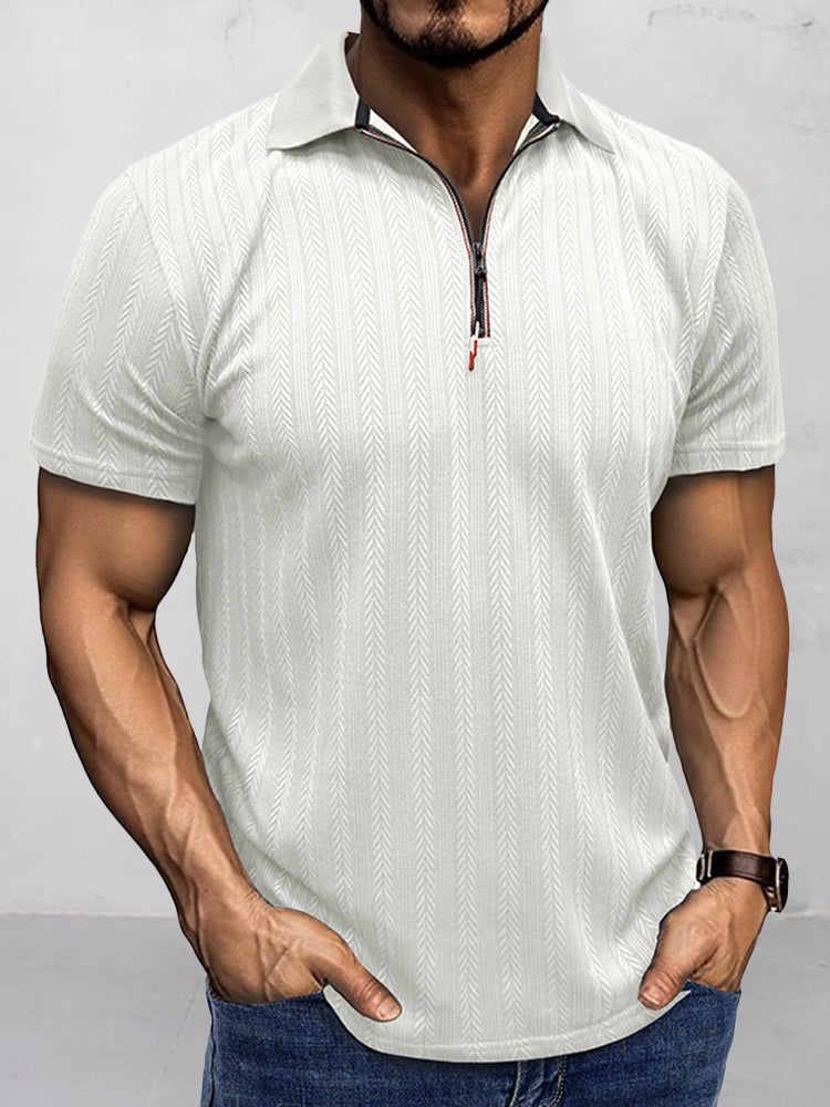Esteban - Breathable Summer Knit Polo Shirt | By Julian & Claire Toronto