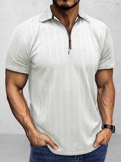 Esteban - Breathable Summer Knit Polo Shirt | By Julian & Claire Toronto