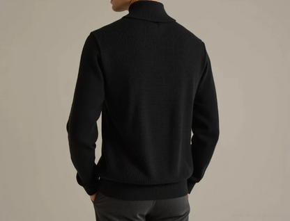 Julian - Knitted Zip-Up Sweater | By Julian & Claire Toronto