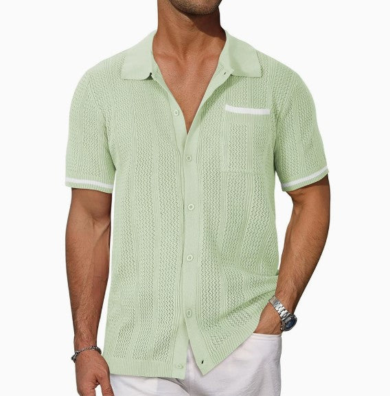 Ollie -  Short Sleeve Camp Collar Shirt | By Julian & Claire Toronto