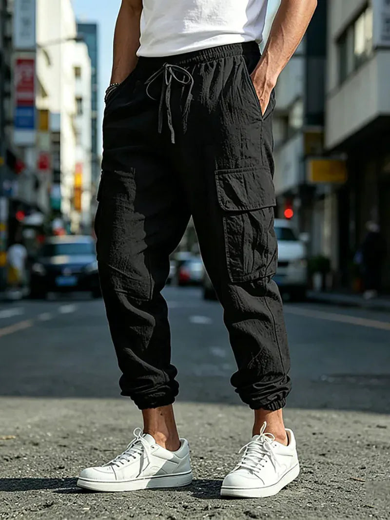 Nash -Coastal Utility Cargo Pants | By Julian & Claire Toronto