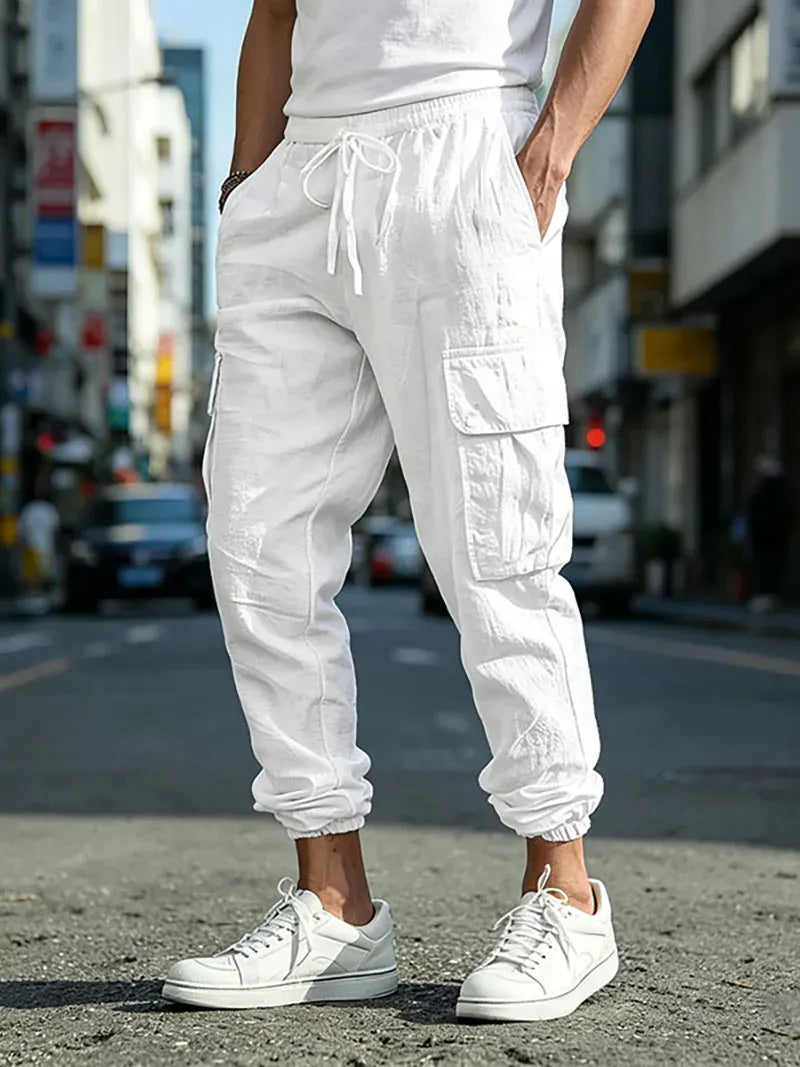 Nash -Coastal Utility Cargo Pants | By Julian & Claire Toronto