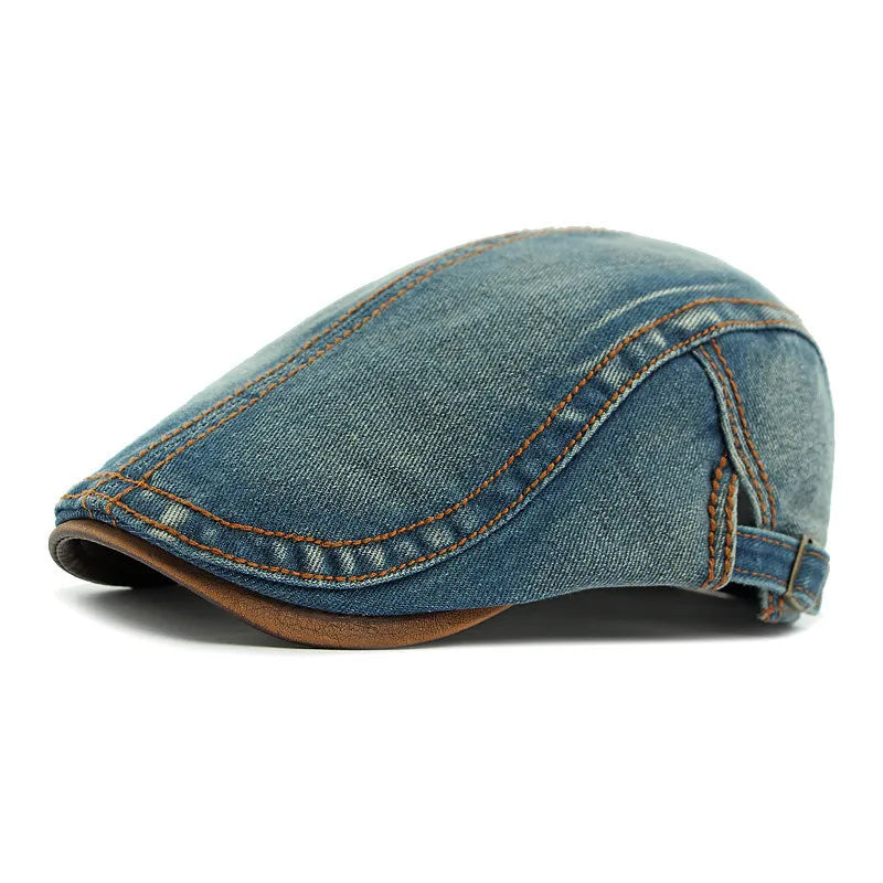 Mikkel - Classic Washed Denim Cap | By Julian & Claire Toronto