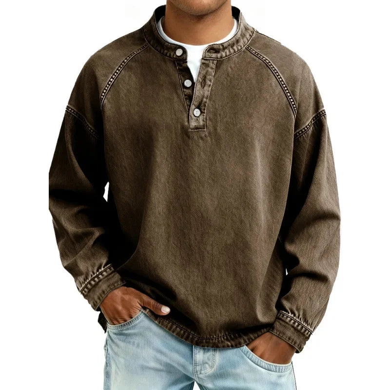 Benson - Timeless Casual Long Sleeve Shirt | By Julian & Claire Toronto