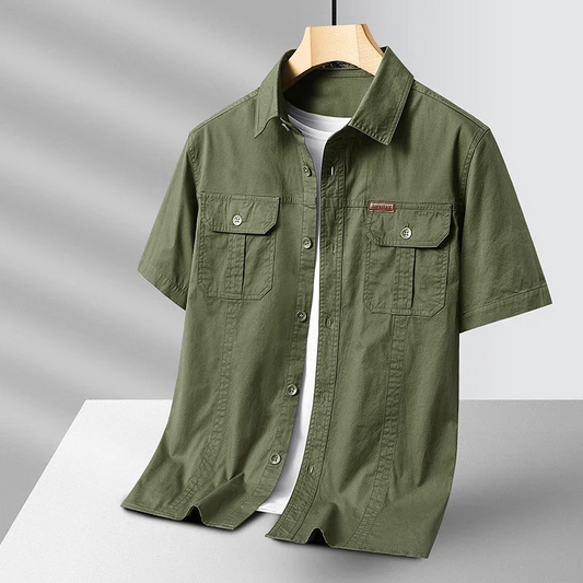 Kylian - Classic Utility Button-Up Shirt | By Julian & Claire Toronto