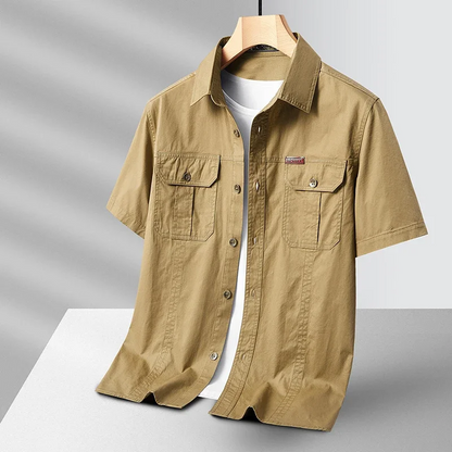 Kylian - Classic Utility Button-Up Shirt | By Julian & Claire Toronto