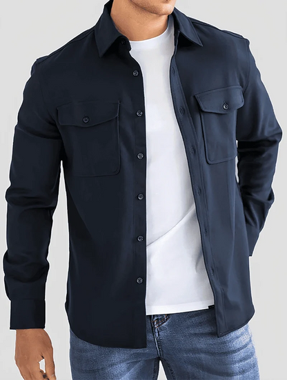 Darrell - Long Sleeve Button Shirt | By Julian & Claire Toronto