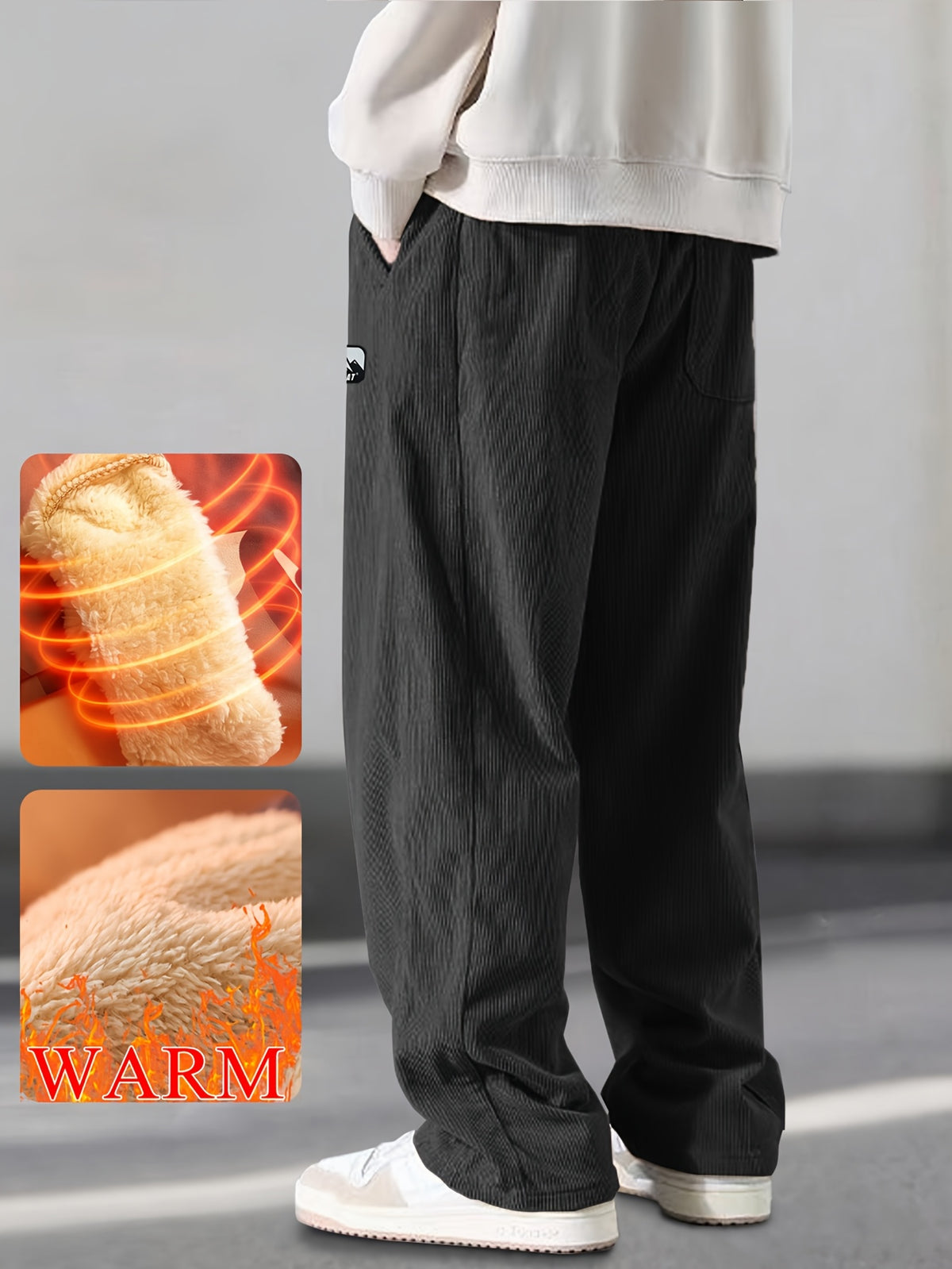 Austin - Thick Warm Casual Trousers | By Julian & Claire Toronto