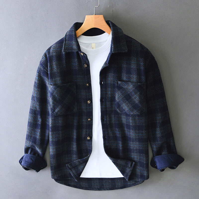 Jeff - Classic Plaid Button-Up Shirt | By Julian & Claire Toronto
