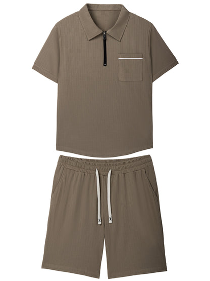 Tomas - Short-Sleeve Polo Set | Julian & Claire Toronto