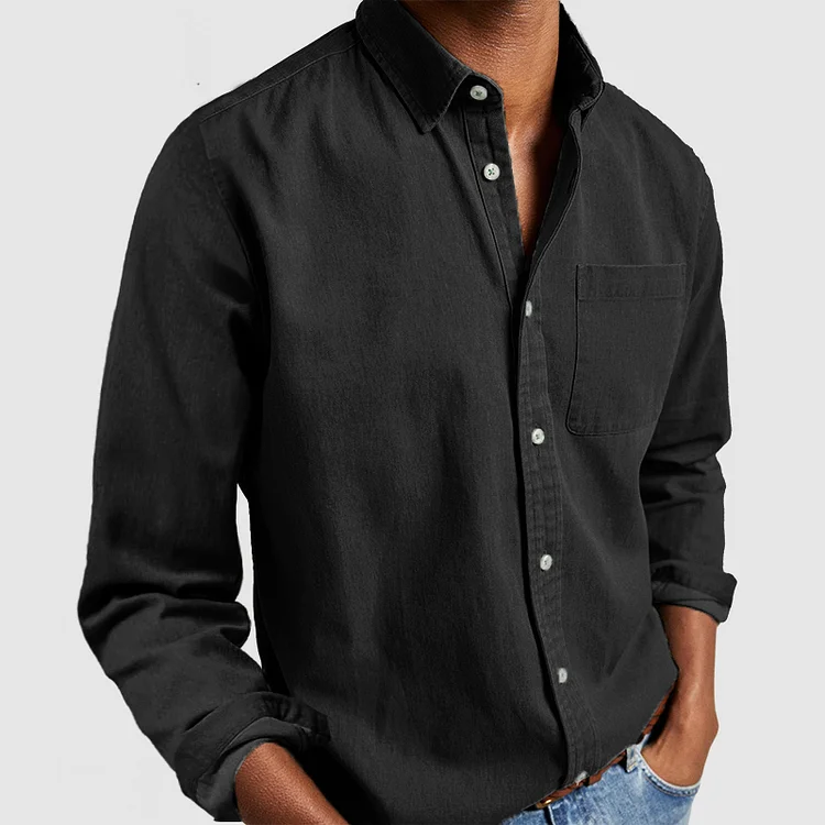 Kieran - Modern Soft-Touch Button-Up Shirt | By Julian & Claire Toronto