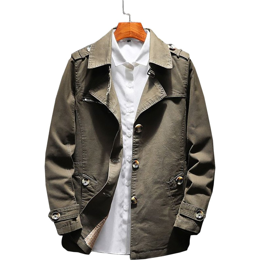 Leroy - Refined Wide Lapel Overcoat | By Julian & Claire Toronto