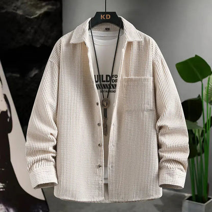Collin - Classic Corduroy Button-Up Shirt | By Julian & Claire Toronto