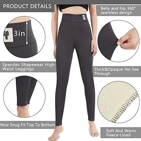 Margaret – Cosy Fleece Leggings | By Julian & Claire Toronto