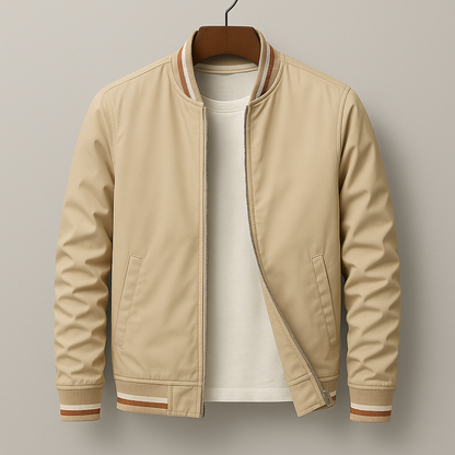 Jason - Modern Zip Bomber Jacket | By Julian & Claire Toronto