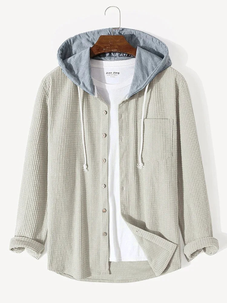 Mika - Relaxed Hooded Overshirt | By Julian & Claire Toronto