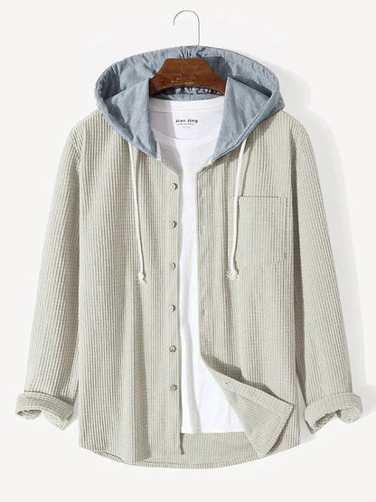 Mika - Relaxed Hooded Overshirt | By Julian & Claire Toronto