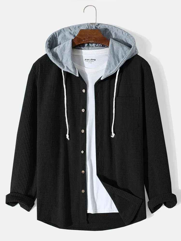 Mika - Relaxed Hooded Overshirt | By Julian & Claire Toronto
