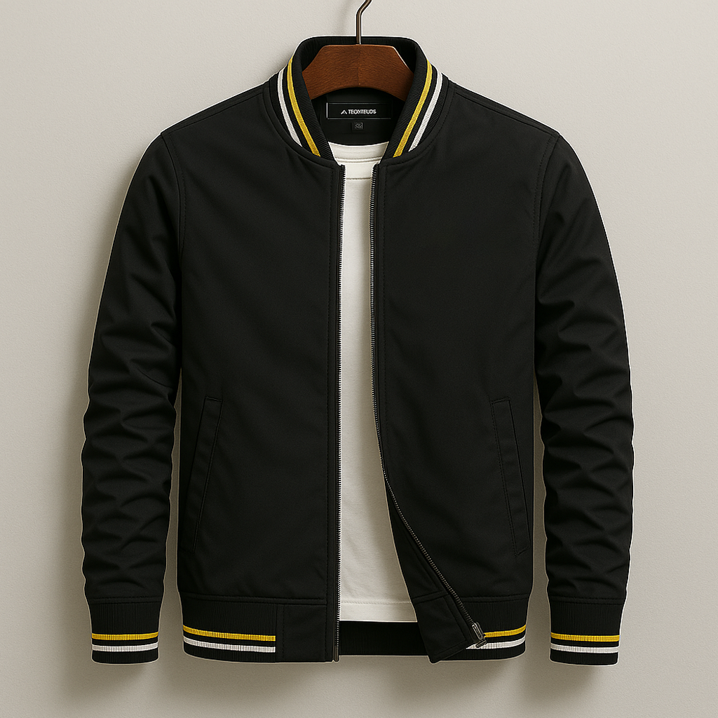 Jason - Modern Zip Bomber Jacket | By Julian & Claire Toronto