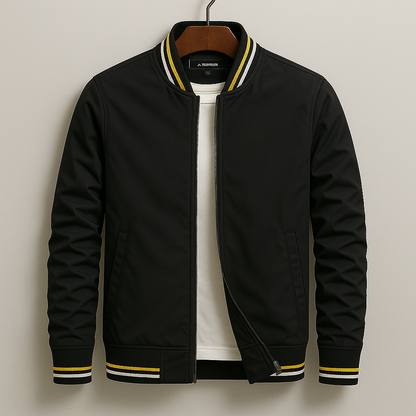 Jason - Modern Zip Bomber Jacket | By Julian & Claire Toronto