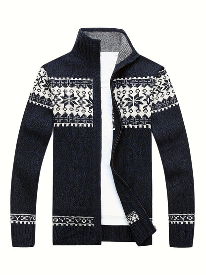 Boyd - Heritage Patterned Cardigan | By Julian & Claire Toronto