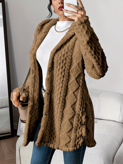 Julia - Plush Hooded Cardigan | By Julian & Claire Toronto