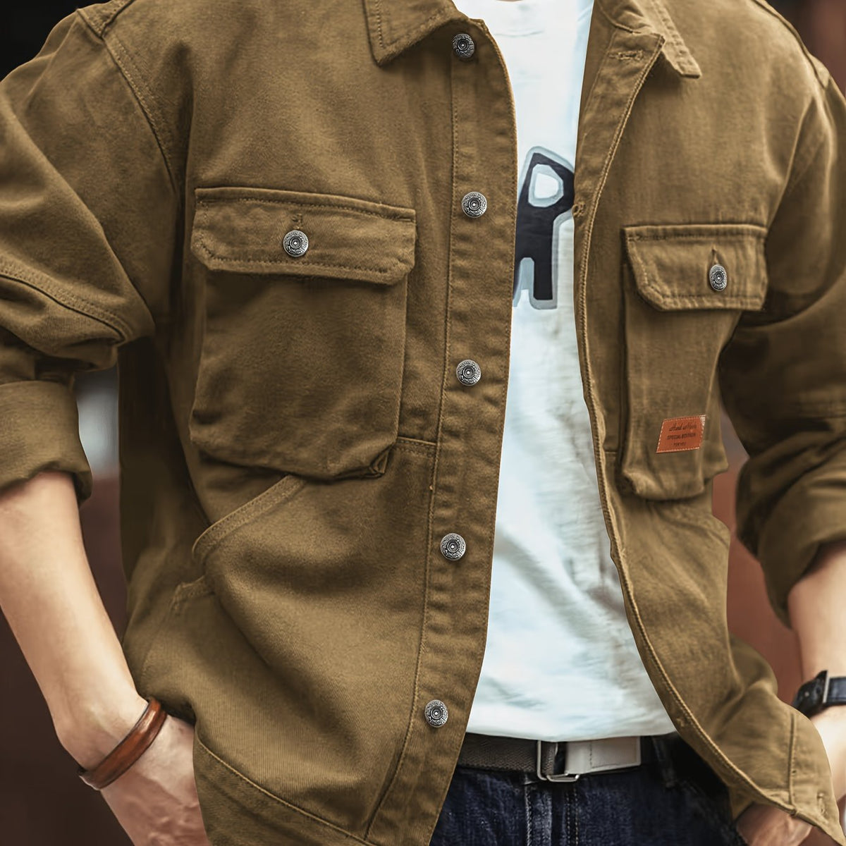 Clinton - Casual Multi-Pocket Jacket | By Julian & Claire Toronto