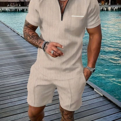 Tomas - Short-Sleeve Polo Set | Julian & Claire Toronto