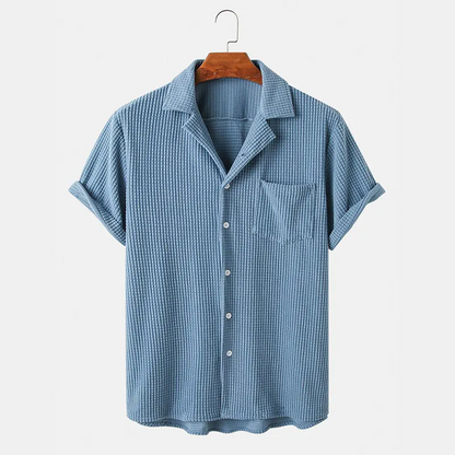 Peyton - Premium Everyday Waffle Button Shirt | By Julian & Claire Toronto