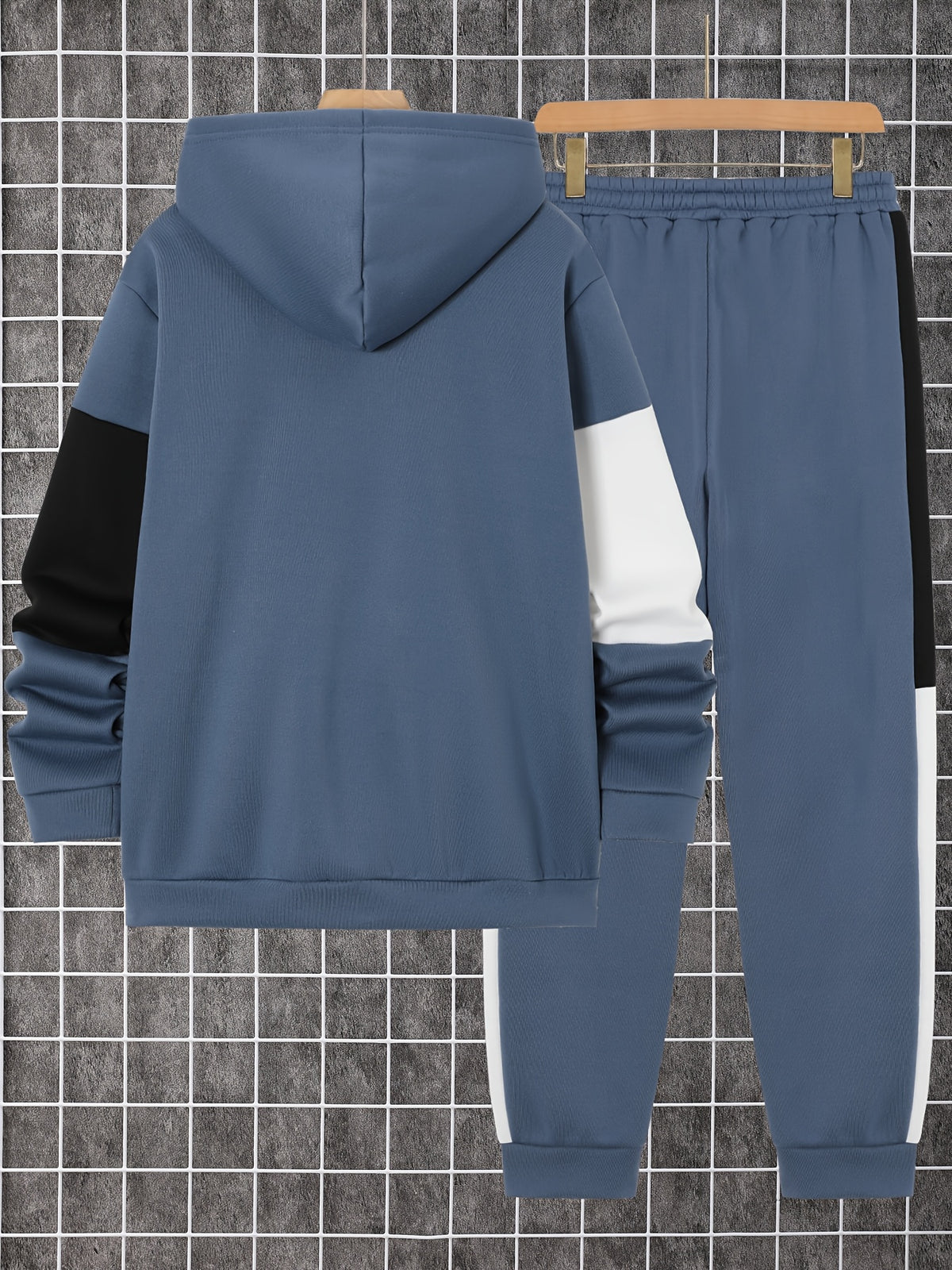 Asa - Colour Block Casual Hooded Set | By Julian & Claire Toronto