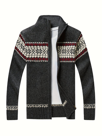 Boyd - Heritage Patterned Cardigan | By Julian & Claire Toronto