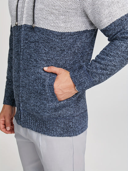 Boris - Colour Block Hooded Jacket | By Julian & Claire Toronto