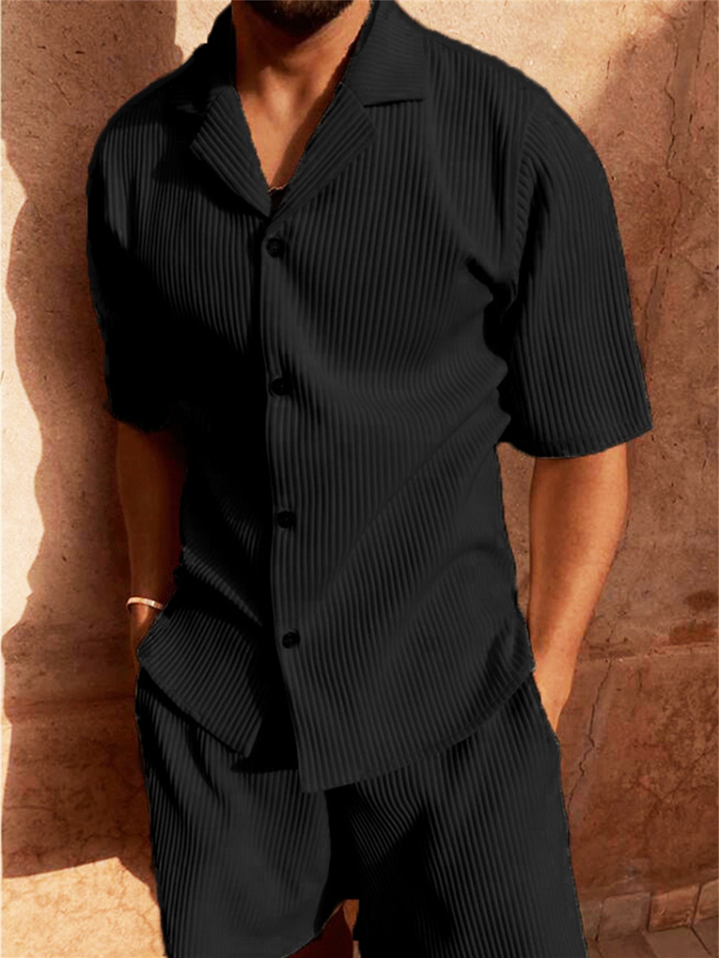 Richard - Breathable Summer Shirt & Shorts Set | By Julian & Claire Toronto