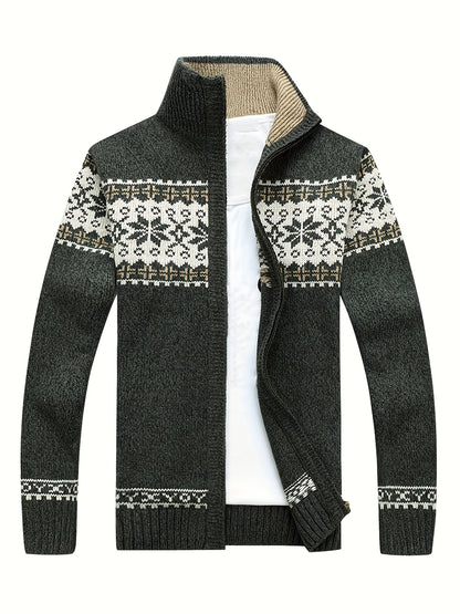 Boyd - Heritage Patterned Cardigan | By Julian & Claire Toronto