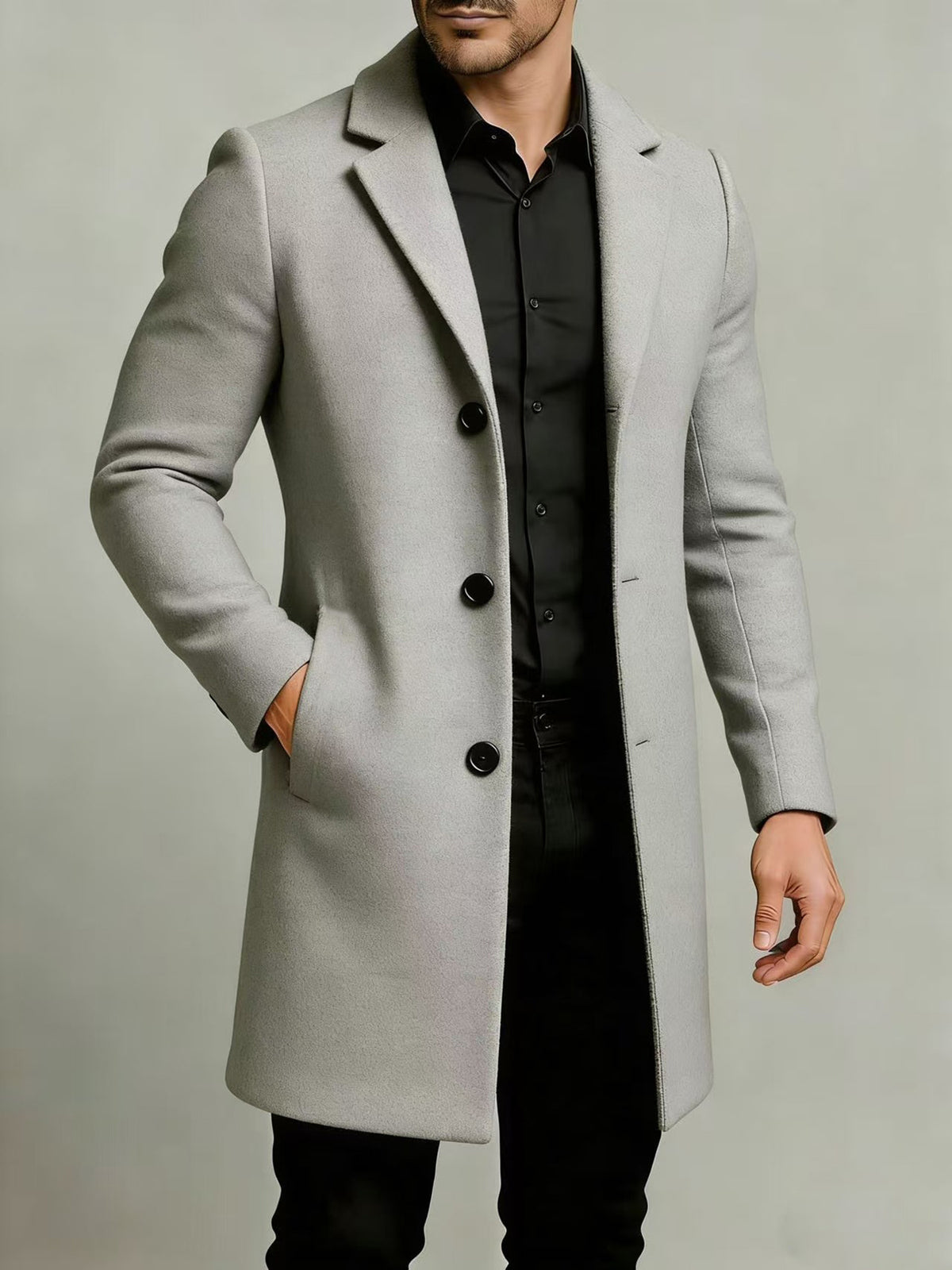 Alessandro - Elegant Business Overcoat | By Julian & Claire Toronto