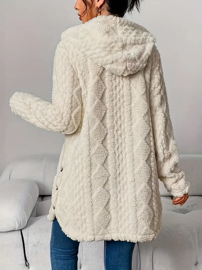 Julia - Plush Hooded Cardigan | By Julian & Claire Toronto