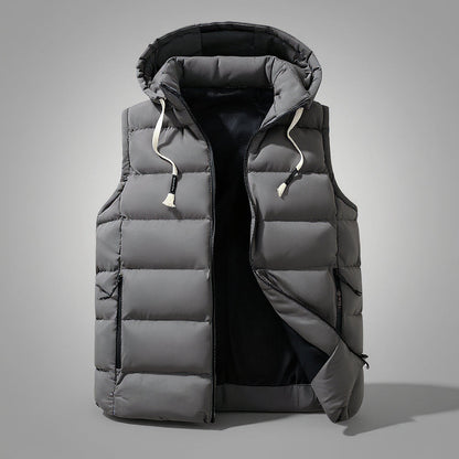Edwin - All-Season Hooded Vest | By Julian & Claire Toronto