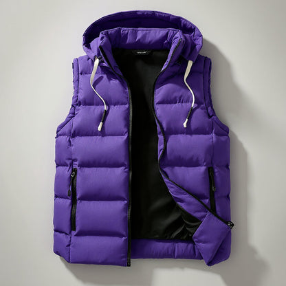 Edwin - All-Season Hooded Vest | By Julian & Claire Toronto