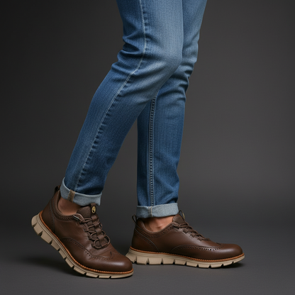 Luis - Classic Wingtip Comfort Sneakers | By Julian & Claire Toronto