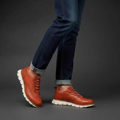 Luis - Classic Wingtip Comfort Sneakers | By Julian & Claire Toronto
