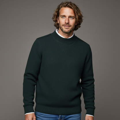 Arthur - Textured Everyday Crewneck Sweater | By Julian & Claire Toronto
