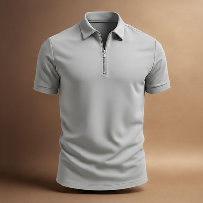 Brandon - Modern Zip Polo Shirt | By Julian & Claire Toronto