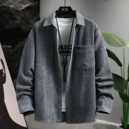 Collin - Classic Corduroy Button-Up Shirt | By Julian & Claire Toronto