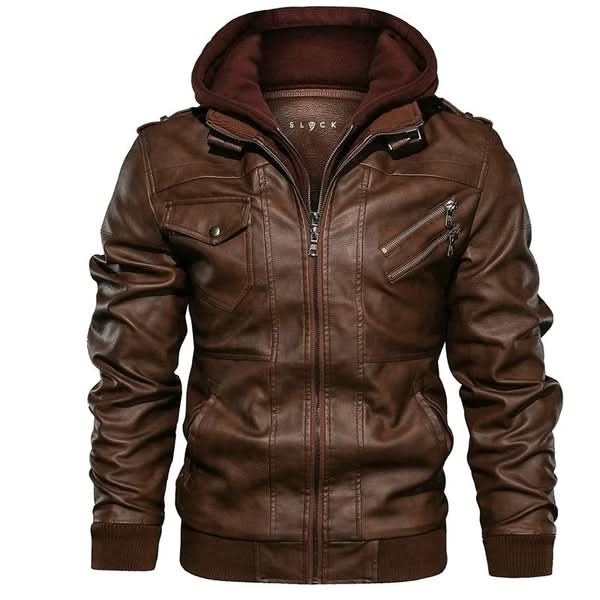 Carl - Vintage Hooded Biker Jacket | By Julian & Claire Toronto