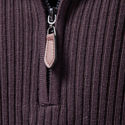Colton - Ribbed High Collar Sweater | By Julian & Claire Toronto